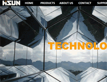 Tablet Screenshot of hisunmotor.com.cn